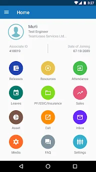 DWS TeamLease screenshot