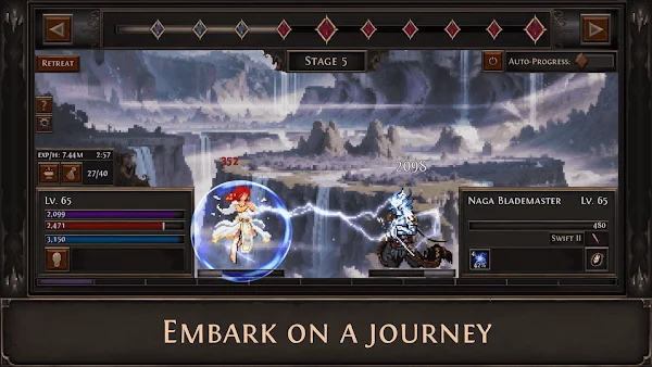 Echoes of Creation - Auto-RPG screenshot