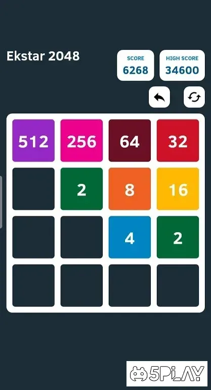 Ekstar 2048 screenshot 2