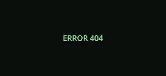 Error 404 screenshot