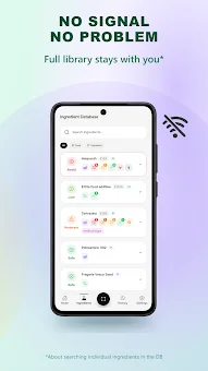 Etiq: Food & Cosmetic Scanner screenshot