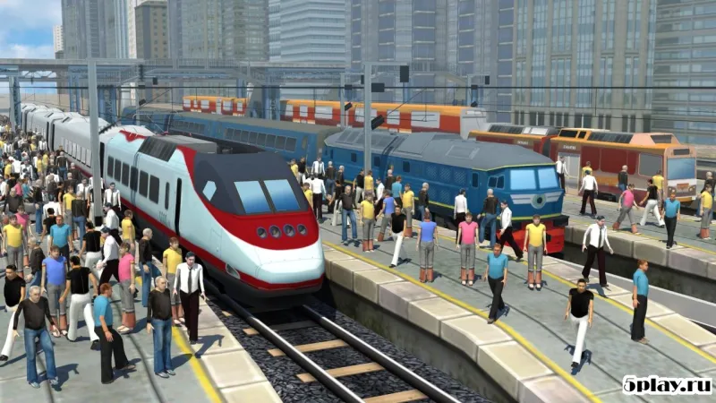 Euro Train Driver 3D: Russian Driving Simulator screenshot 2