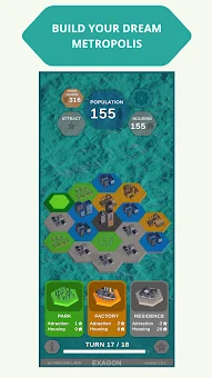 Exagon: Hex City Builder screenshot
