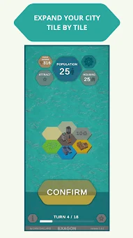 Exagon: Hex City Builder screenshot