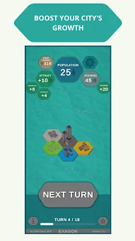 Exagon: Hex City Builder screenshot