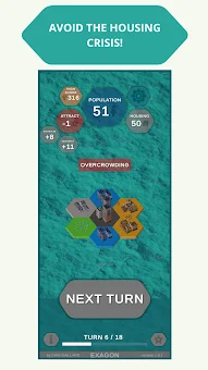 Exagon: Hex City Builder screenshot