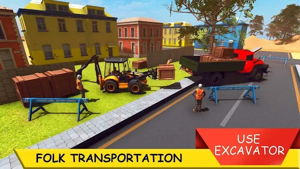 Excavator Tractor and JCB Game screenshot