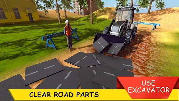 Excavator Tractor and JCB Game screenshot