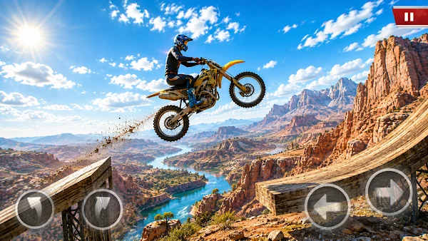 Extreme Sky Bike Racing 3D screenshot