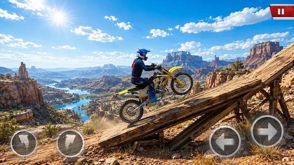 Extreme Sky Bike Racing 3D screenshot