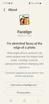 Facelign screenshot