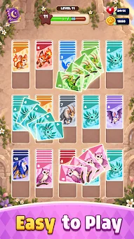 Fantasy solitaire sort screenshot