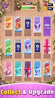 Fantasy solitaire sort screenshot