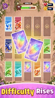 Fantasy solitaire sort screenshot