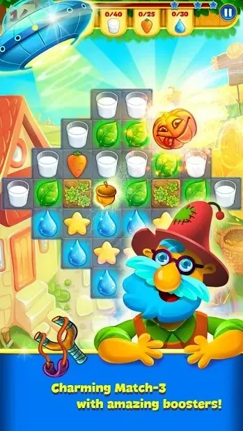 Farm Charm - Match 3 Blast King Games screenshot 2