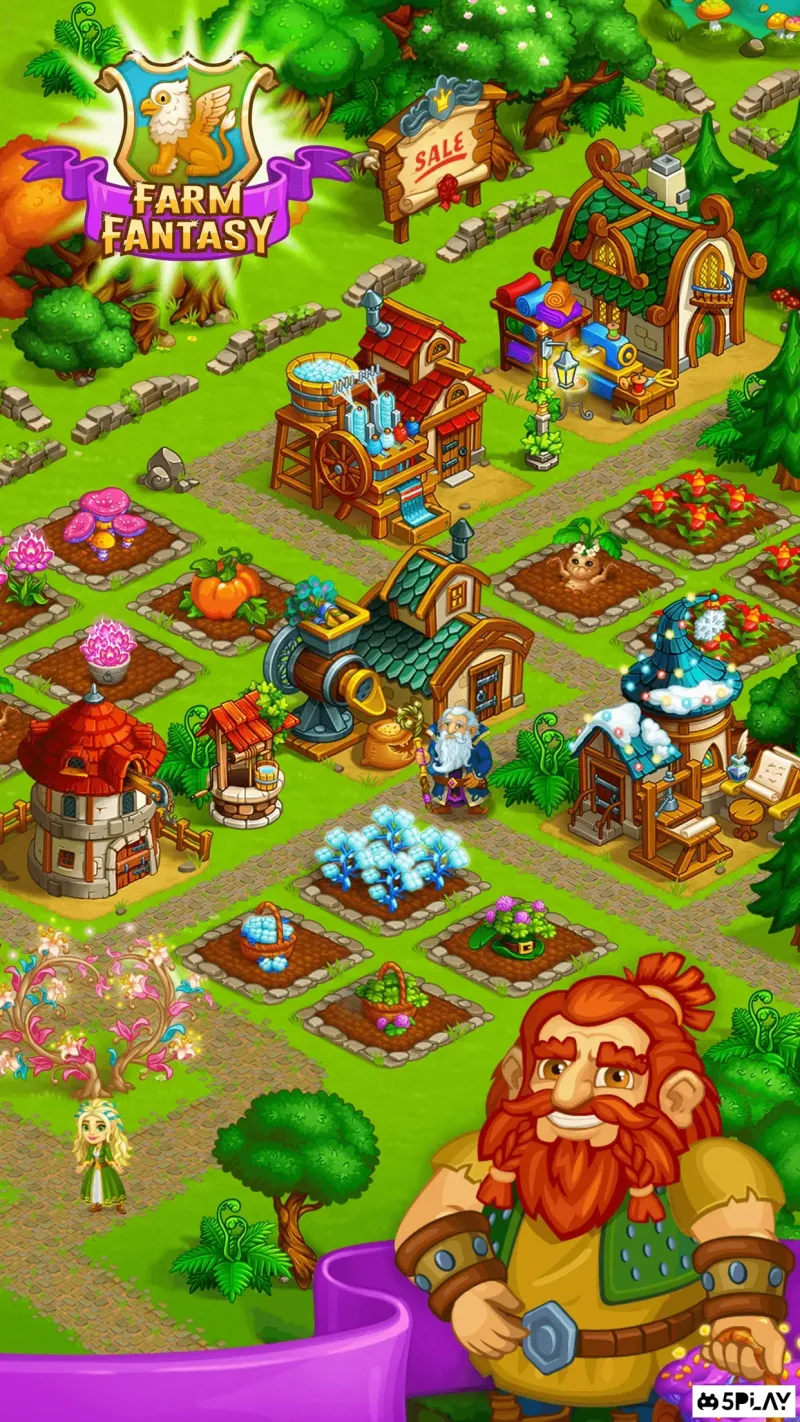 Farm Fantasy: Магическая Ферма и Волшебный Город 1.28 screenshot 1