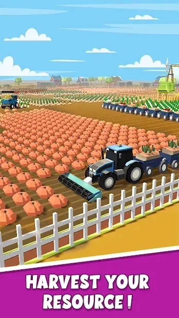 Farming .io - 3D Harvester Game USA 6.0 screenshot 4