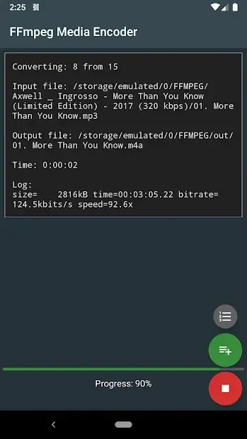 FFmpeg Медиа-кодер 4.4.5 screenshot 2