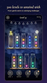 Firefly Jars: Glow Sort Puzzle screenshot