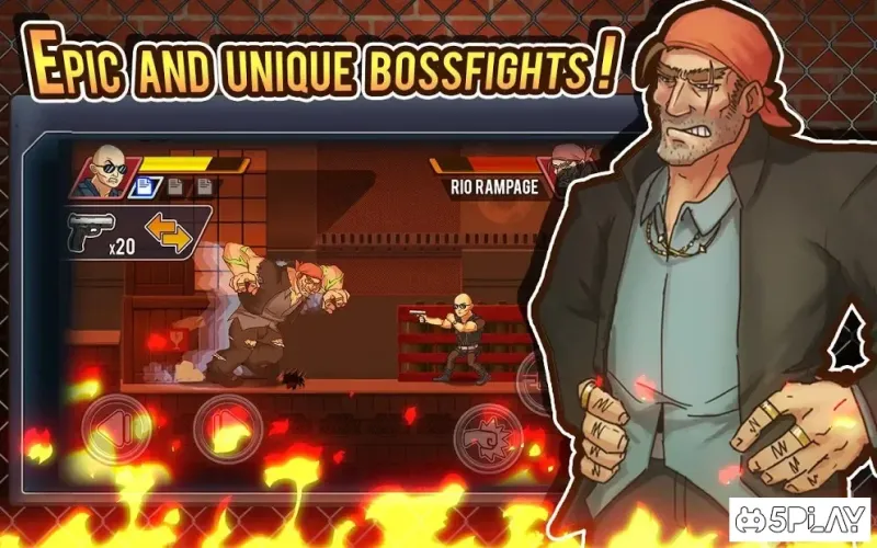 Fist of Rage: 2D Battle Platformer screenshot 2
