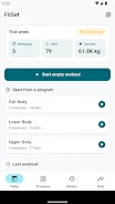 FitSet screenshot