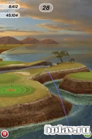 Flick Golf! screenshot 2