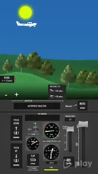 Flight Simulator 2d - realistic sandbox simulation 2.9.0 screenshot 1