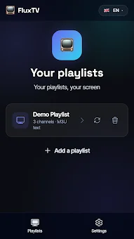 FluxTV: IPTV Player screenshot