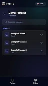 FluxTV: IPTV Player screenshot