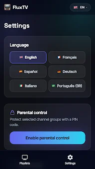 FluxTV: IPTV Player screenshot