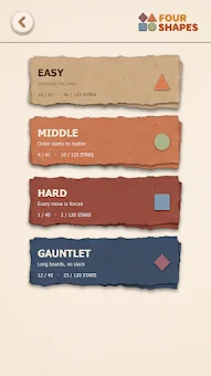 Four Shapes screenshot