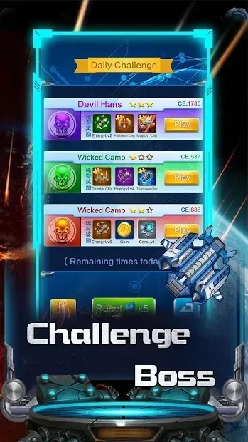 Galaxy War: Plane Attack Games screenshot 3