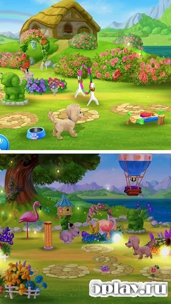 Garden Pets: Match-3 Dogs & Cats Home Decorate 1.34 screenshot 1