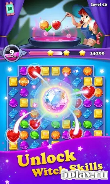 Gems Witch - Jewel Crush Adventure screenshot 4