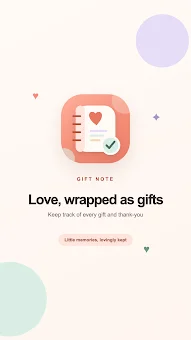 GiftNote: Baby Gift Tracker screenshot