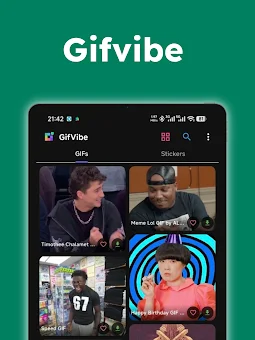 GifVibe: GIFs & Stickers screenshot