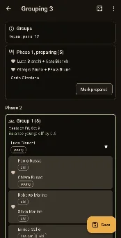 GiroGruppi: Group Maker screenshot