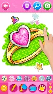 Glitter Beauty Coloring screenshot