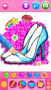 Glitter Beauty Coloring screenshot