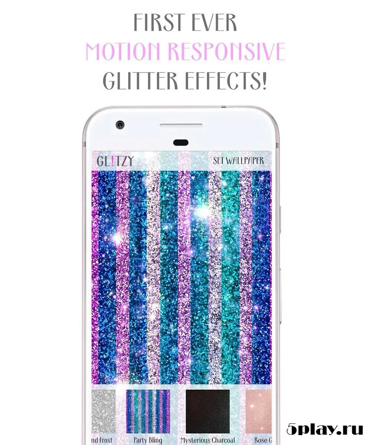Glitzy - Real Glitter Live Wallpaper screenshot 1