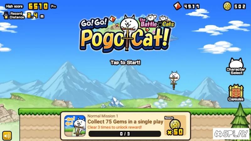 Go! Go! Pogo Cat 1.0.14 screenshot 1