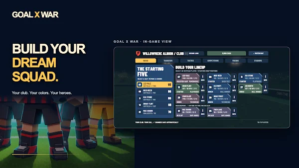 GoalXWar screenshot