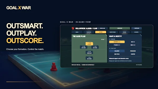 GoalXWar screenshot