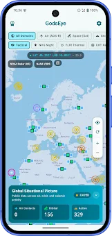 GodsEye: Earth Intelligence screenshot