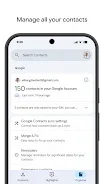 Google Contacts screenshot