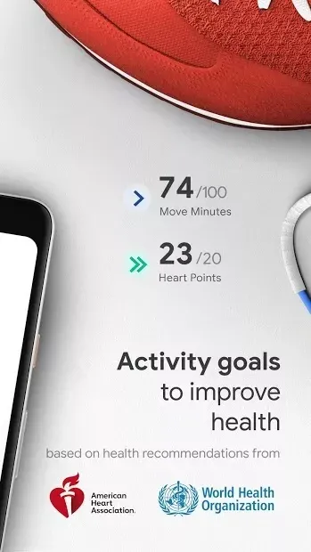 Google Fit – здоровье и трекер активности 2.58.13 screenshot 1