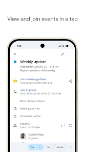 Google Calendar screenshot