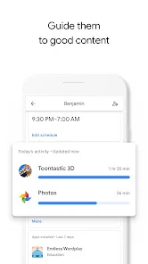Family Link parental controls screenshot