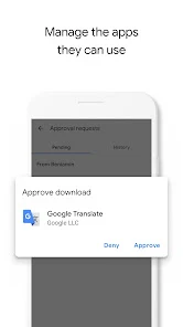 Family Link parental controls screenshot