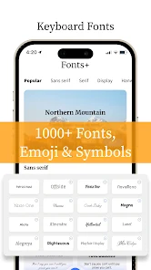 Font Keyboard: Text Fonts+ screenshot